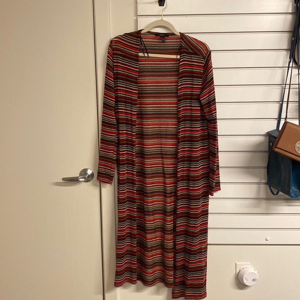 Multi colored duster